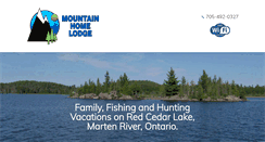 Desktop Screenshot of mountainhomelodge.com